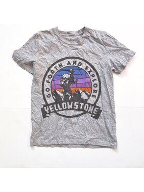 Peek Yellowstone "Go Forth and Explore" Tee, Size 10